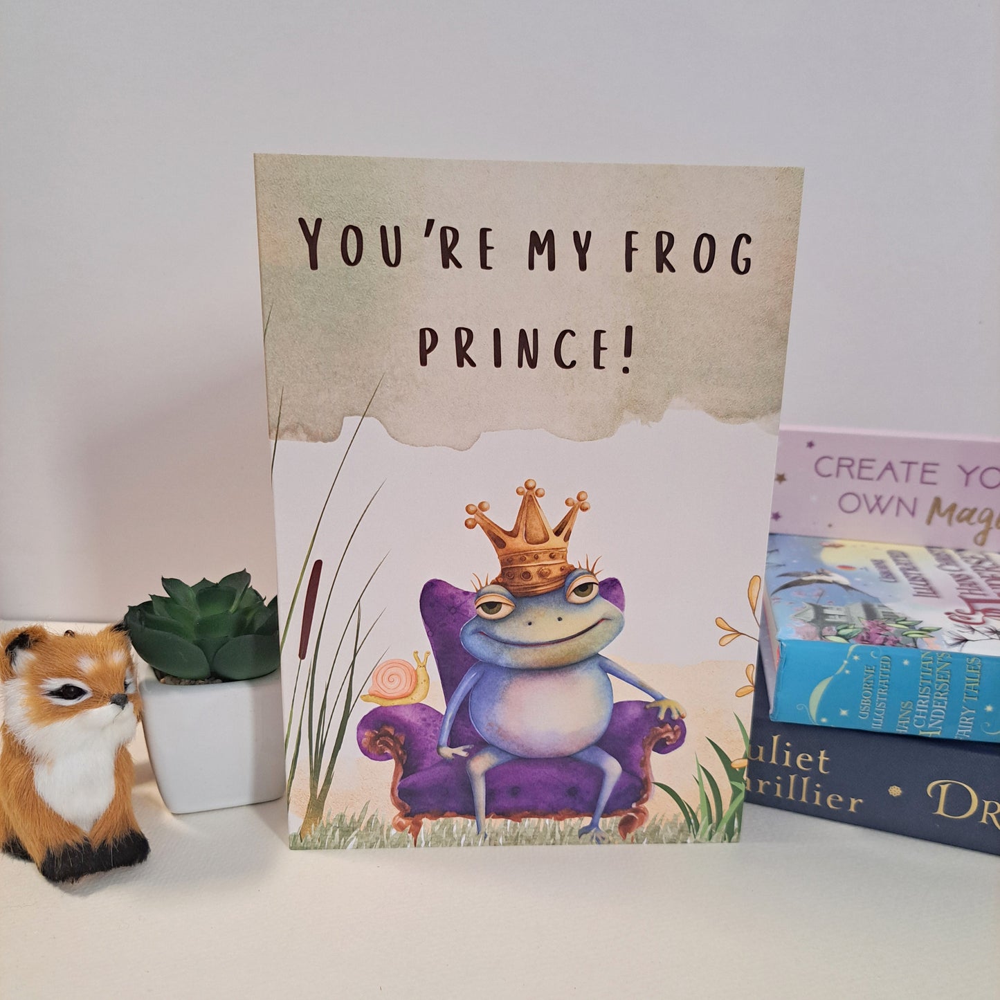 My Frog Prince A5 Greeting Card