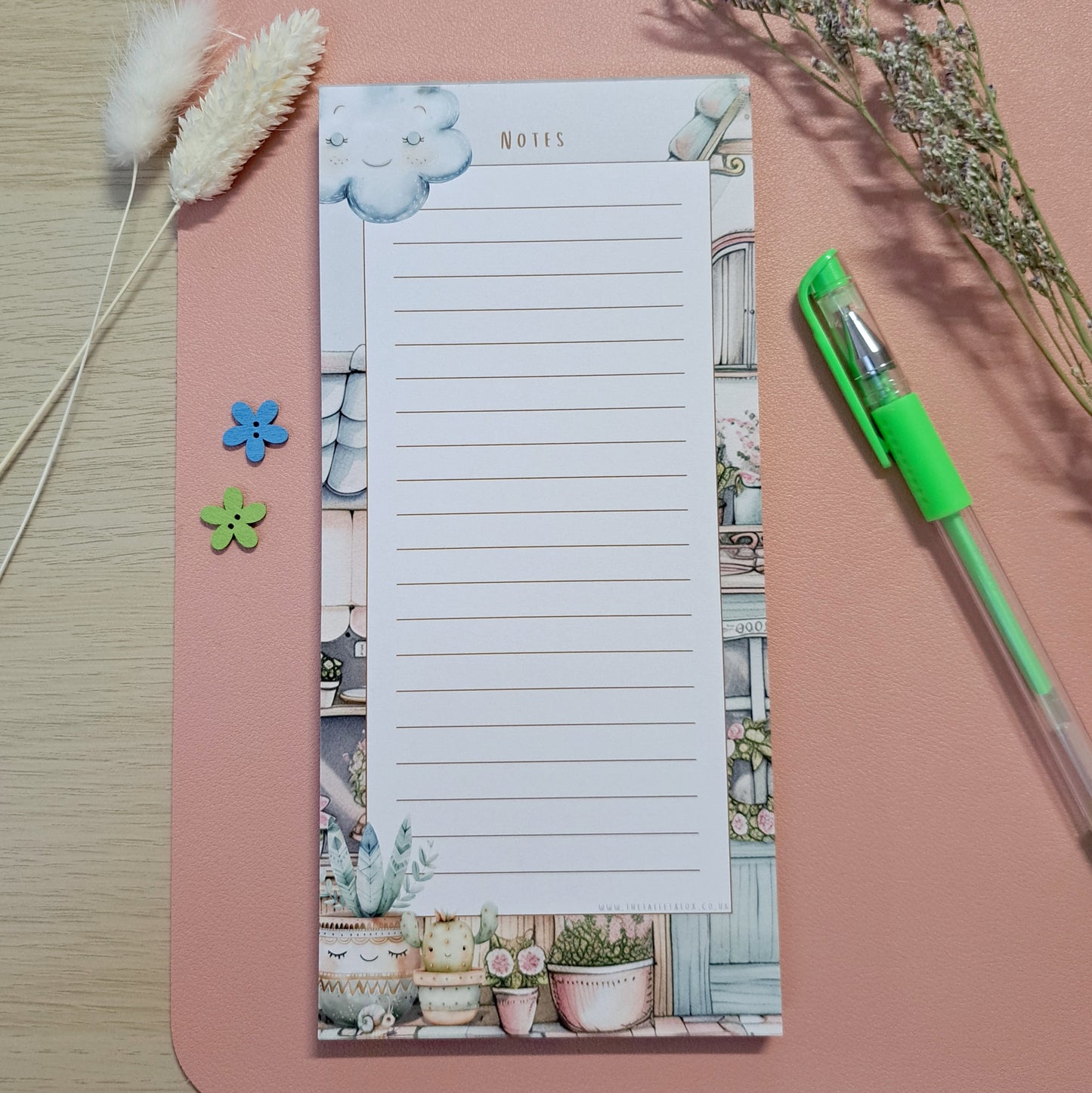 Lazy Days Plants Shopping List Pad