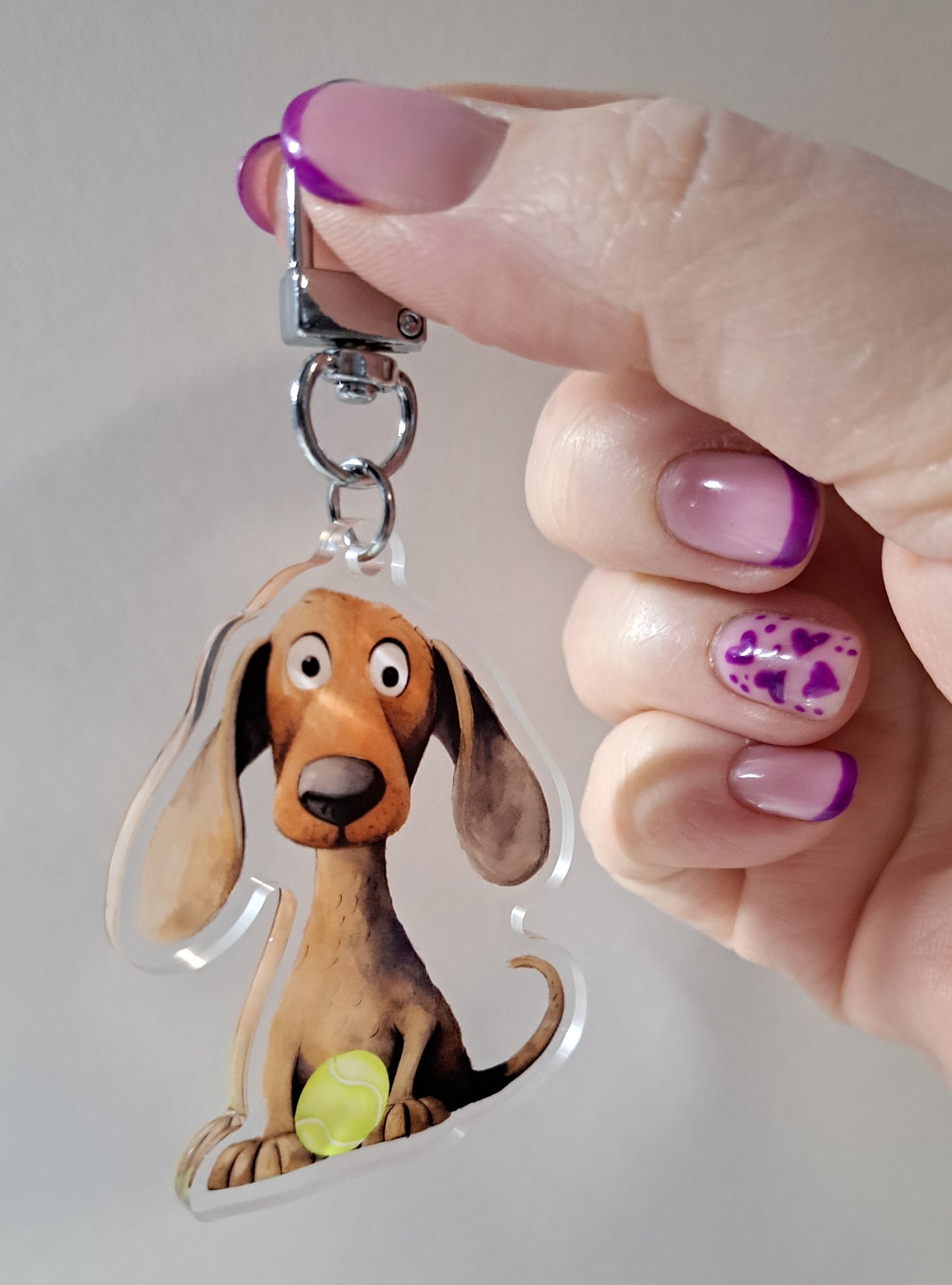 Dachshund Acrylic Keyring