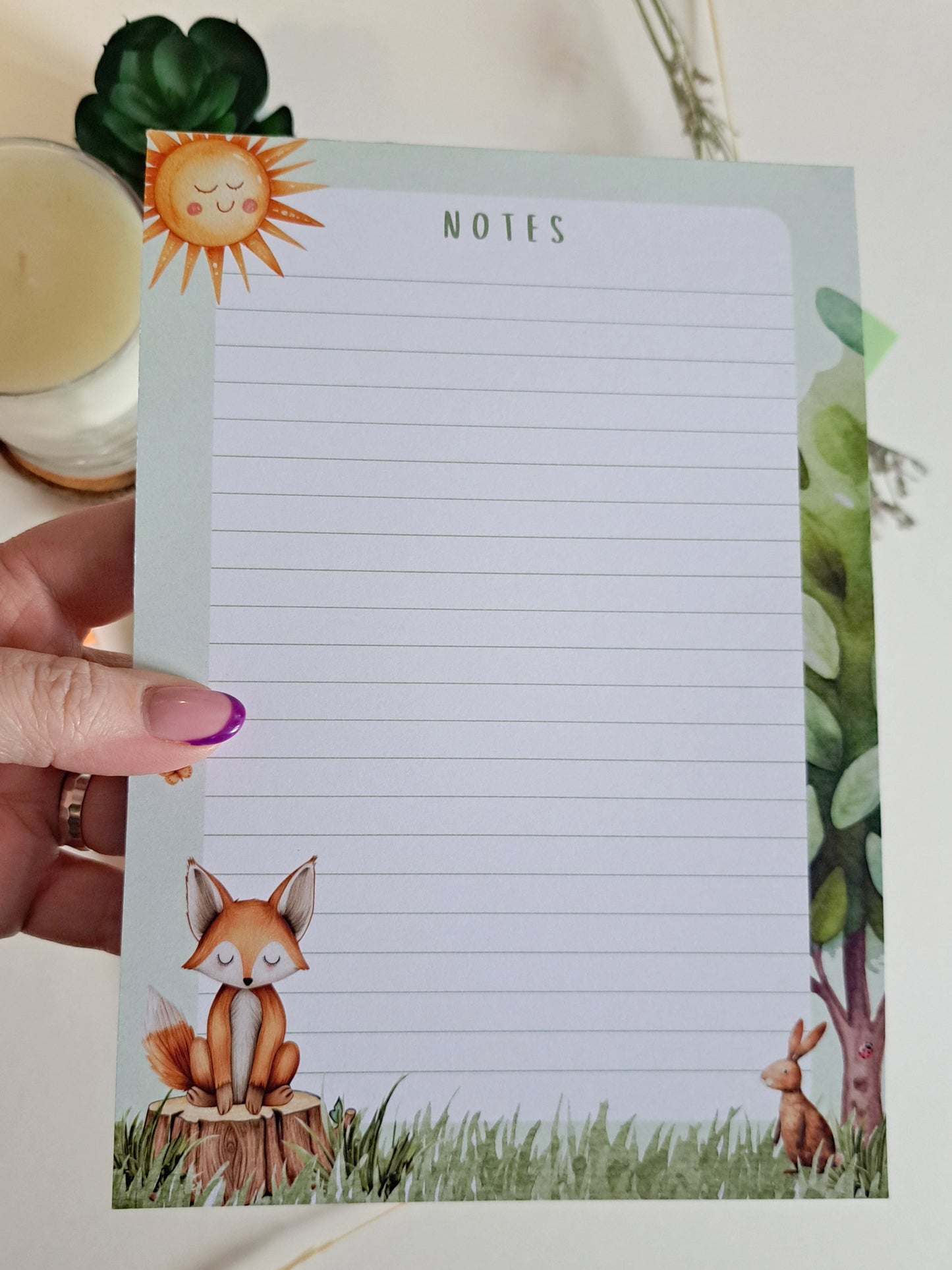 A5 Feeling Fantastic Fox Notepad