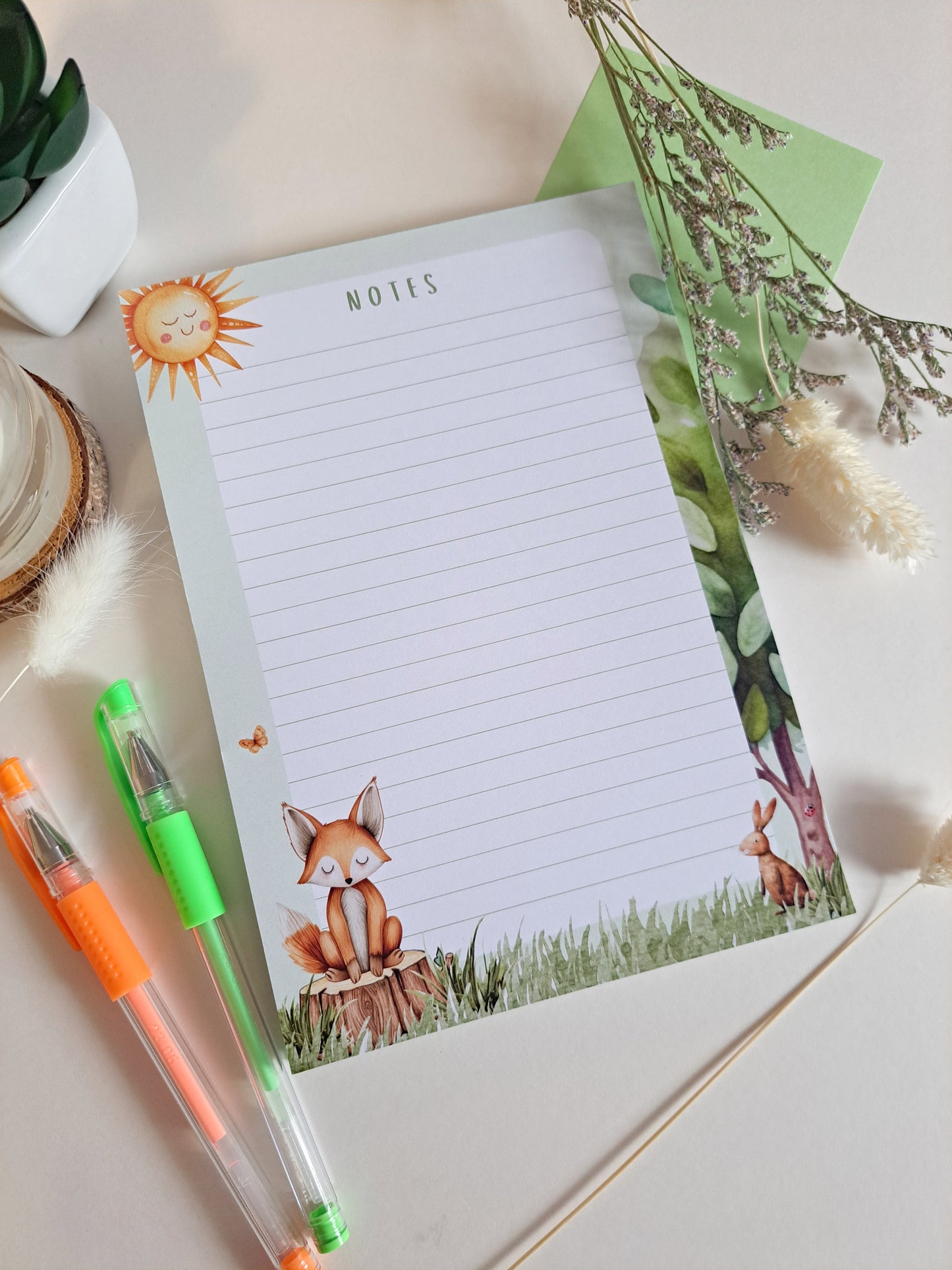 A5 Feeling Fantastic Fox Notepad
