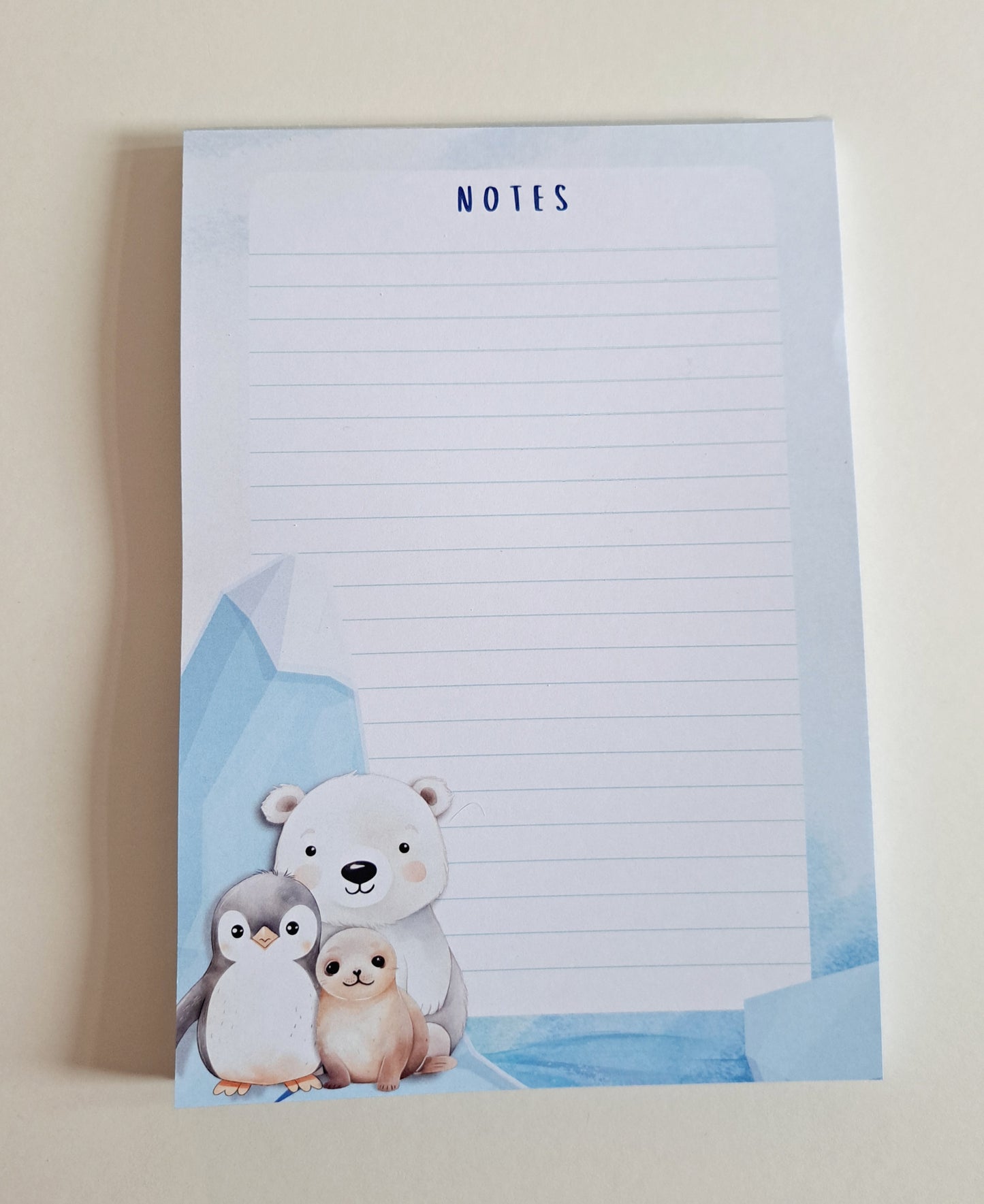 A5 Winter Animals Notepad