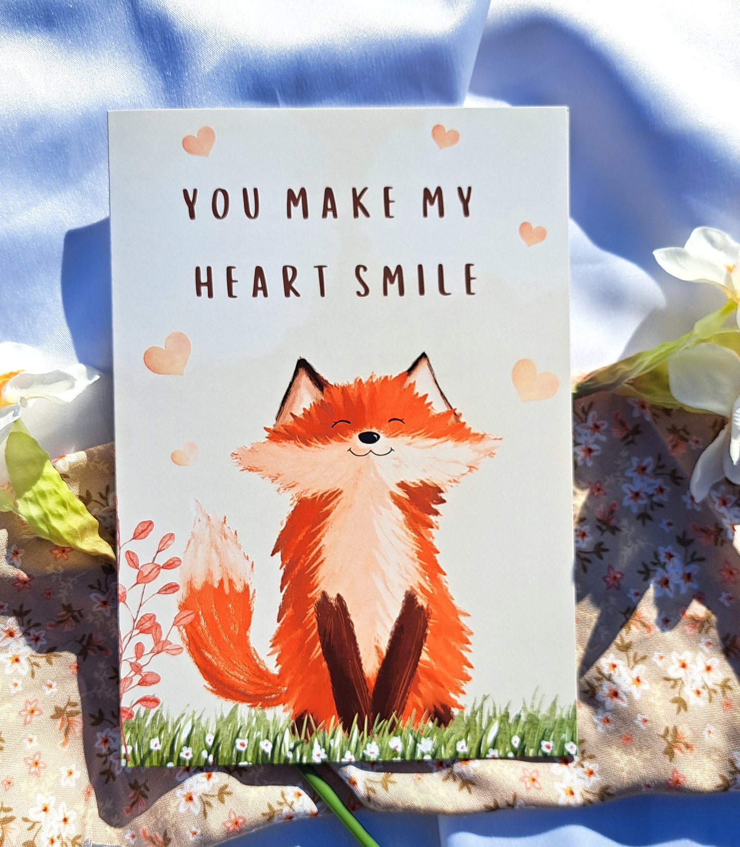 You Make My Heart Smile A5 Greeting Card