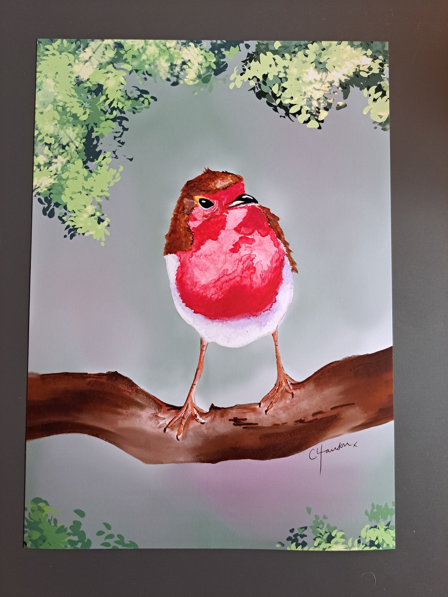A4 Fantasy Art Print - Berry