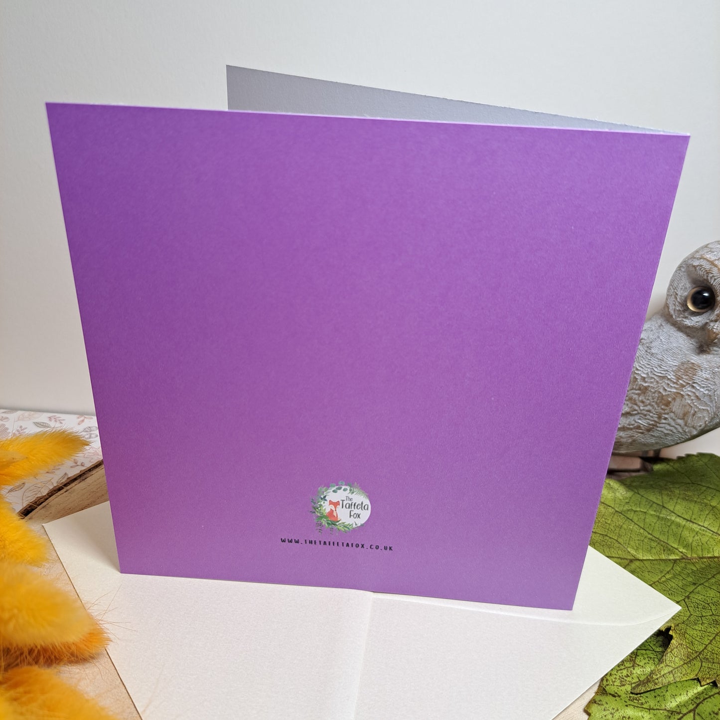 Och Aye the Moo Square Scottish Greeting Card