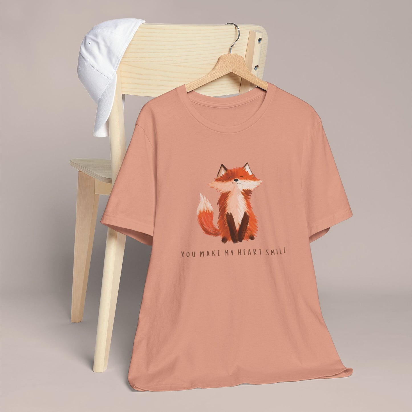 You Make My Heart Smile Fox T-shirt