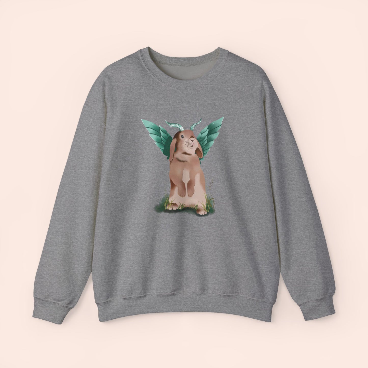 Conclave of Forgotten Familiars Sweatshirt - Lylah the Emeraldwing Hare
