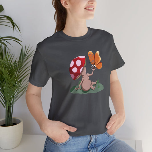 Toadstool and Butterfly Friends T-shirt