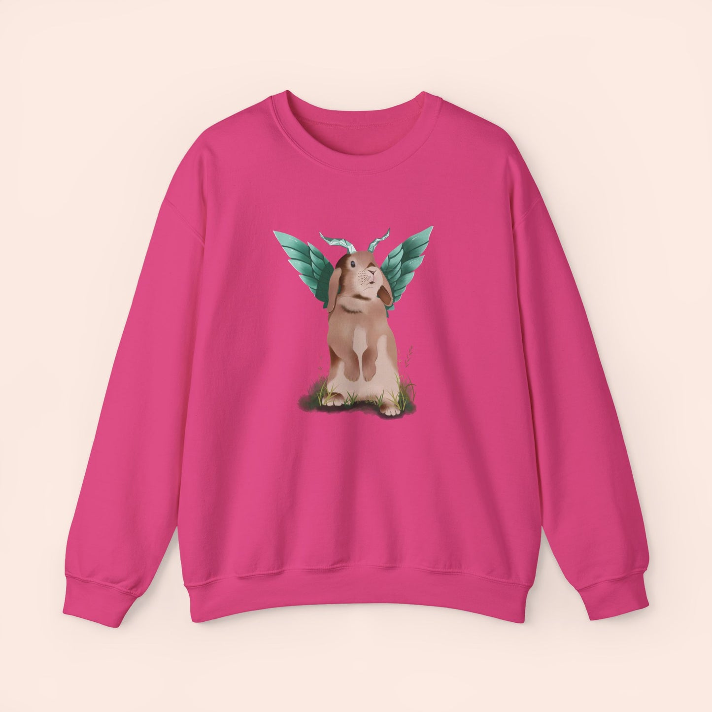 Conclave of Forgotten Familiars Sweatshirt - Lylah the Emeraldwing Hare