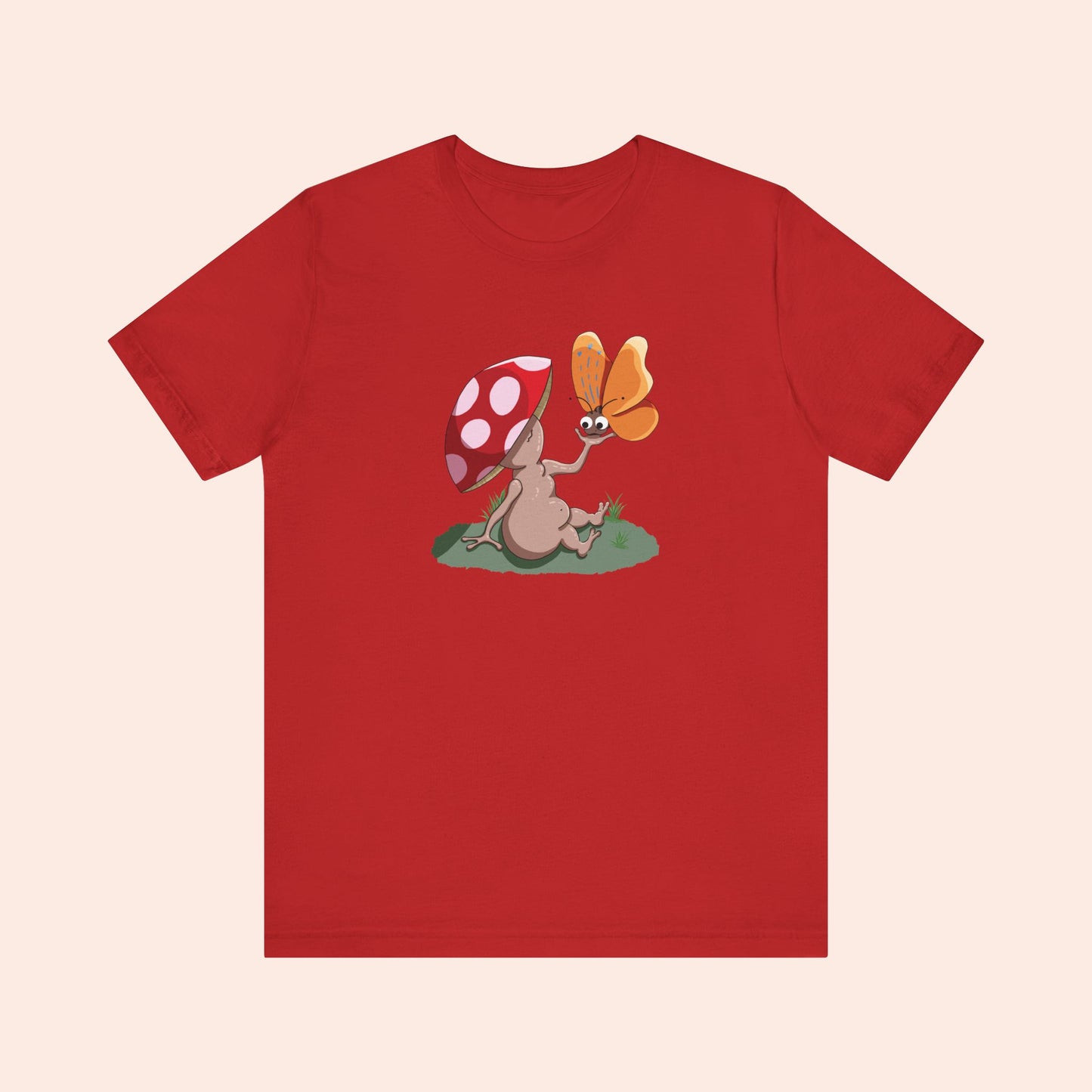 Toadstool and Butterfly Friends T-shirt