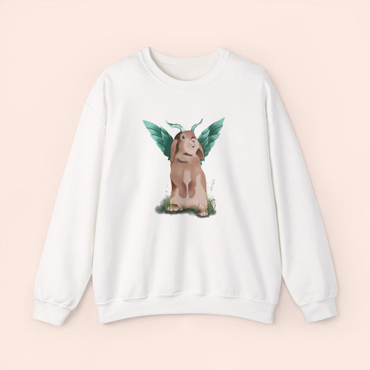 Conclave of Forgotten Familiars Sweatshirt - Lylah the Emeraldwing Hare