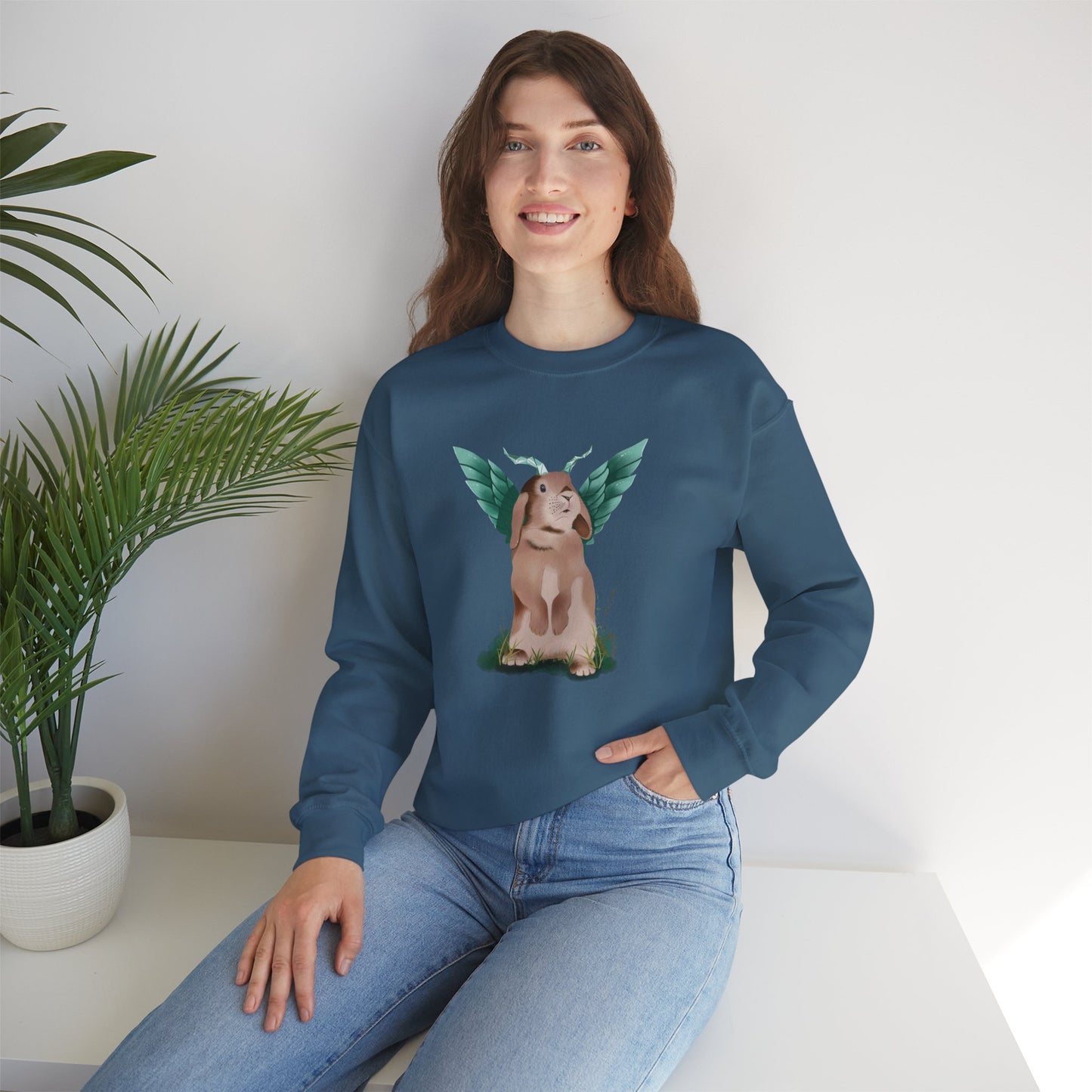 Conclave of Forgotten Familiars Sweatshirt - Lylah the Emeraldwing Hare