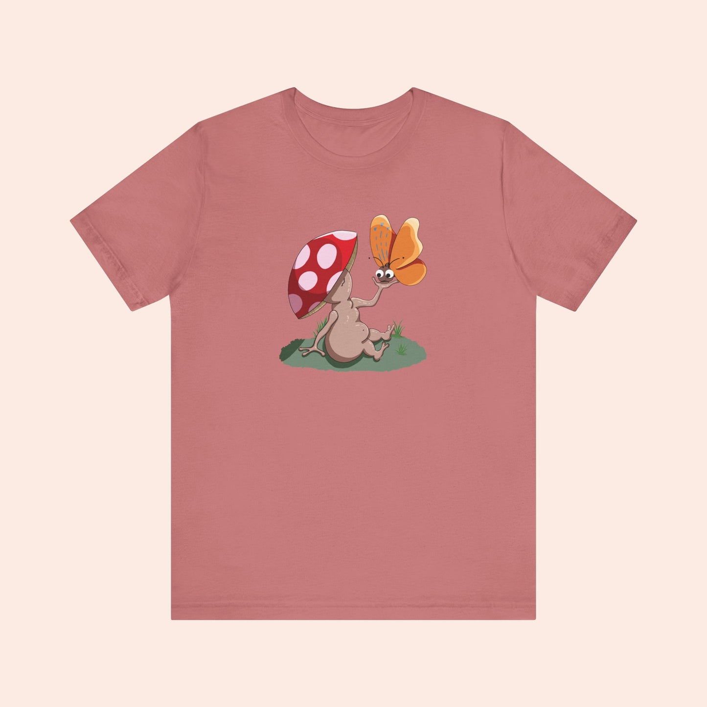 Toadstool and Butterfly Friends T-shirt