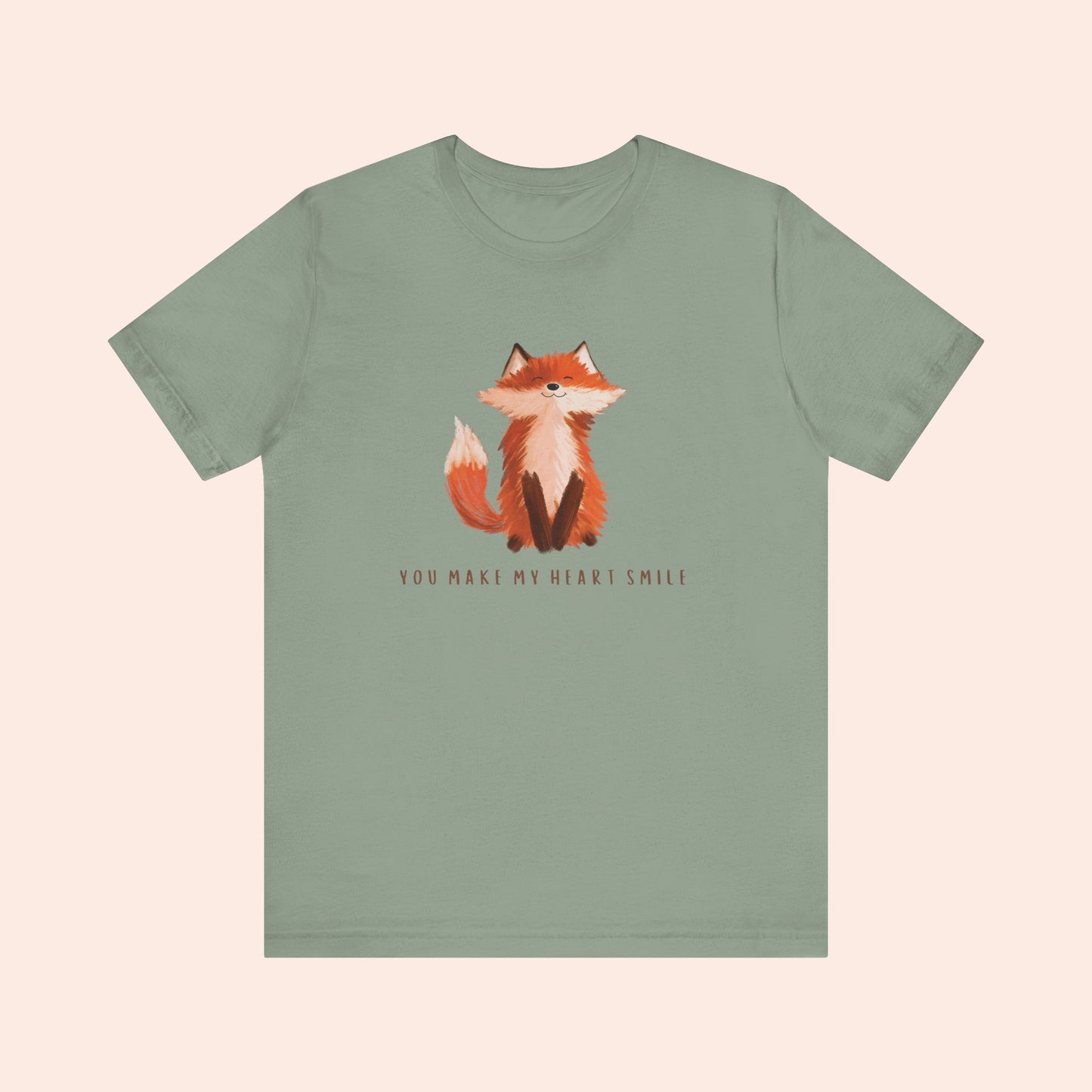 You Make My Heart Smile Fox T-shirt