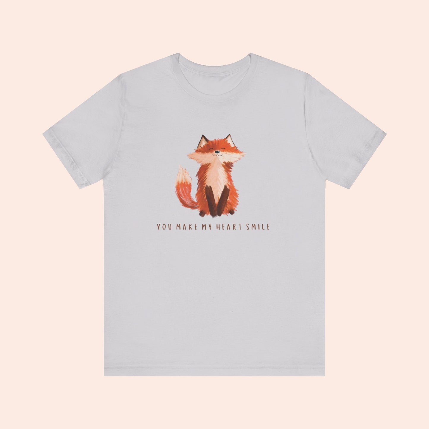 You Make My Heart Smile Fox T-shirt