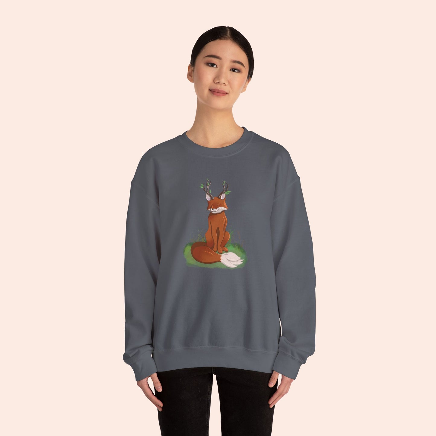Conclave of Forgotten Familiars Sweatshirt - Tattersayle the Leaf Antlered Fox
