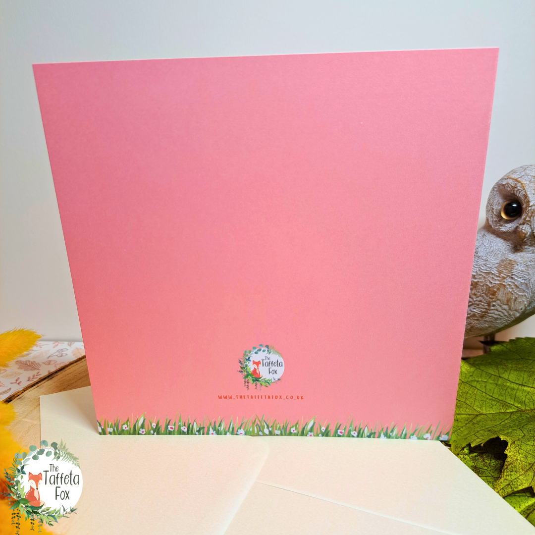 You Make My Heart Smile Square Greeting Card