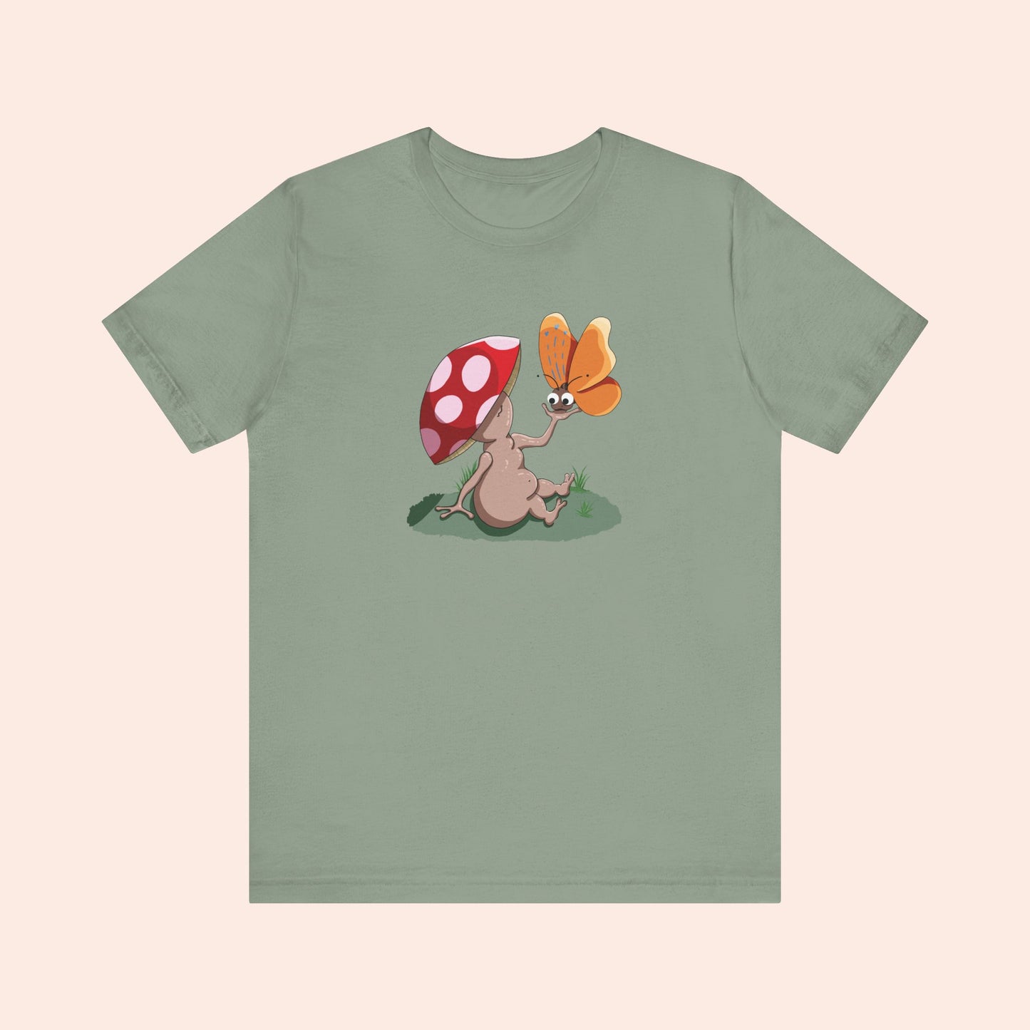 Toadstool and Butterfly Friends T-shirt