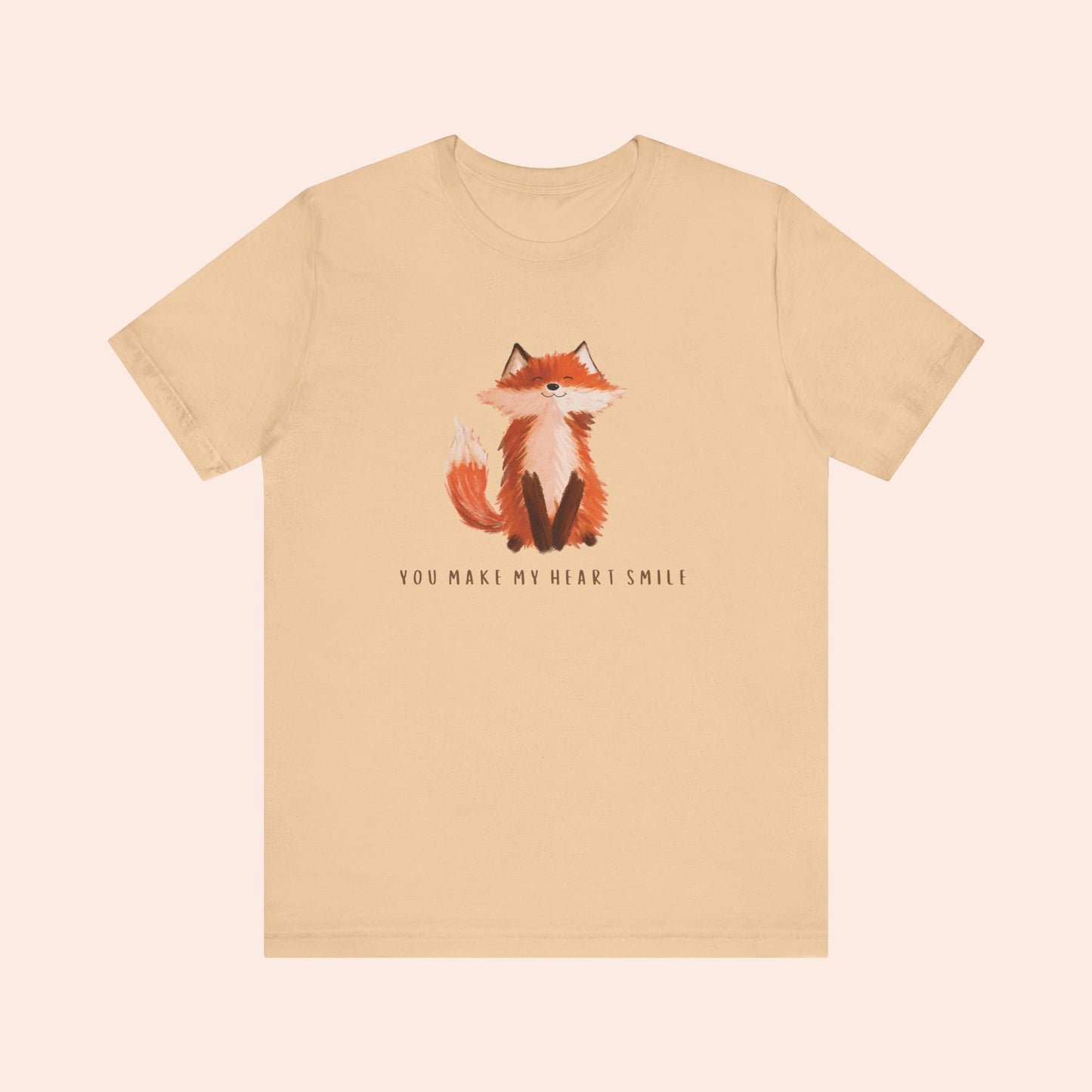 You Make My Heart Smile Fox T-shirt