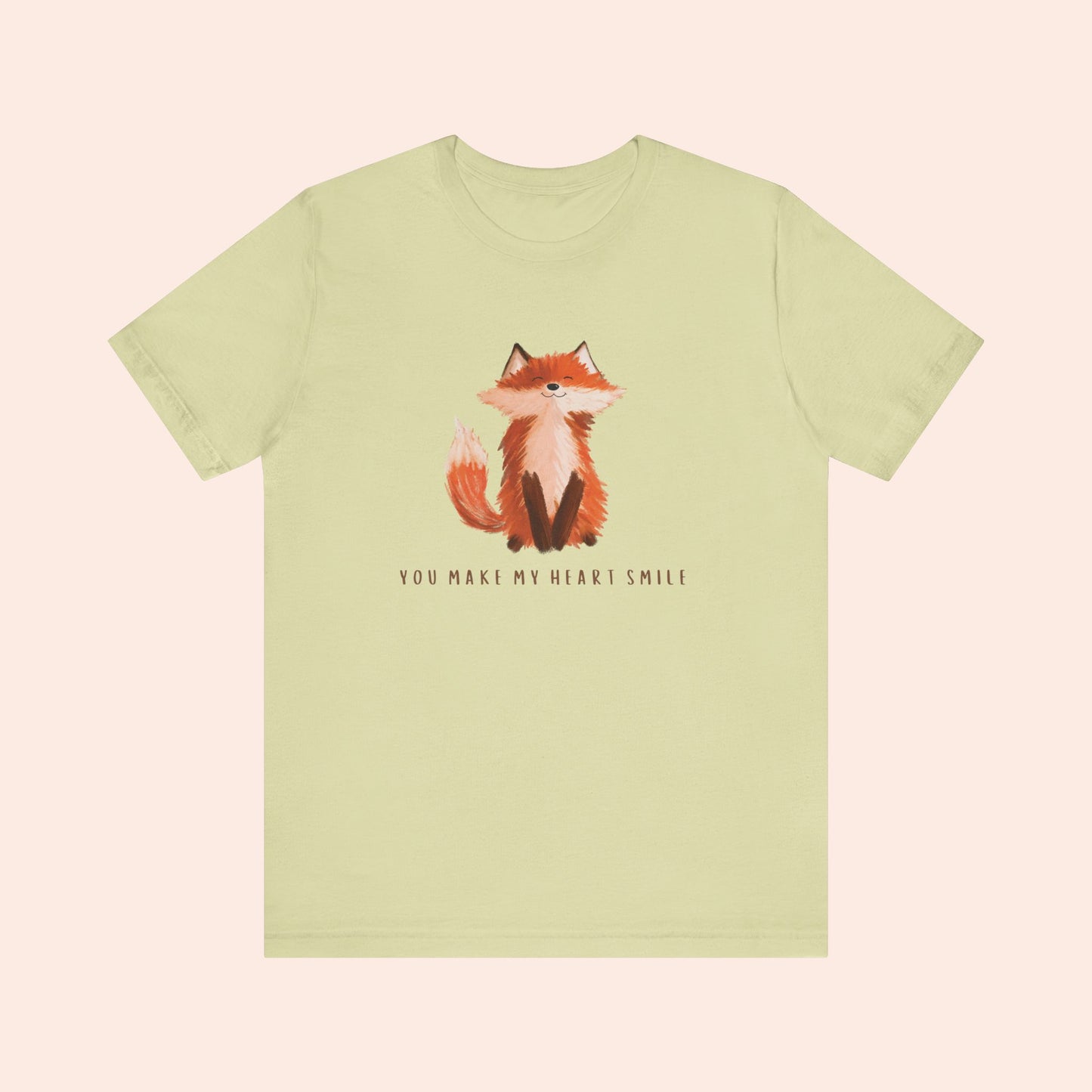 You Make My Heart Smile Fox T-shirt