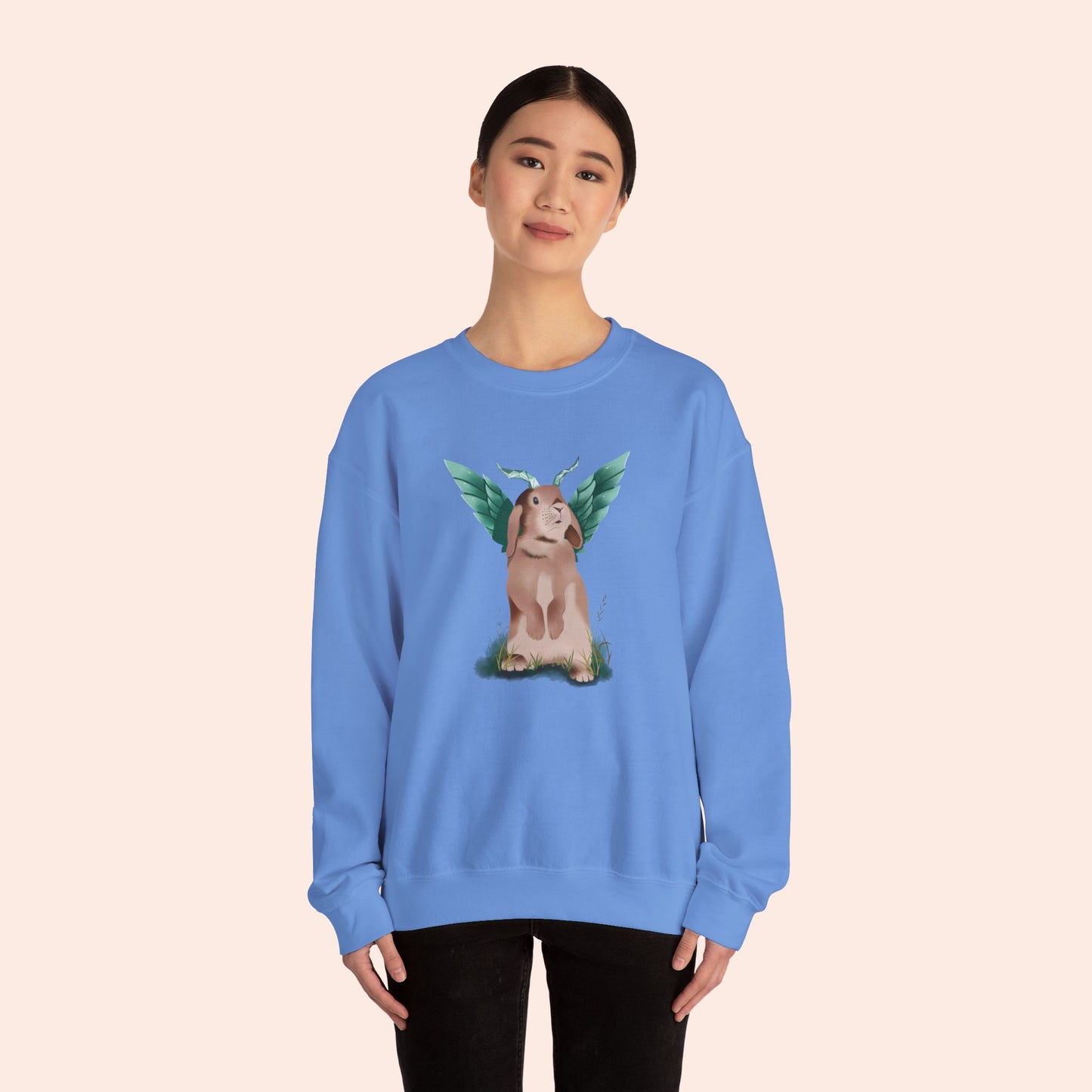 Conclave of Forgotten Familiars Sweatshirt - Lylah the Emeraldwing Hare