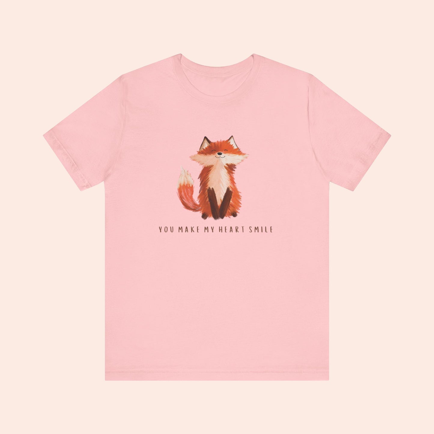 You Make My Heart Smile Fox T-shirt