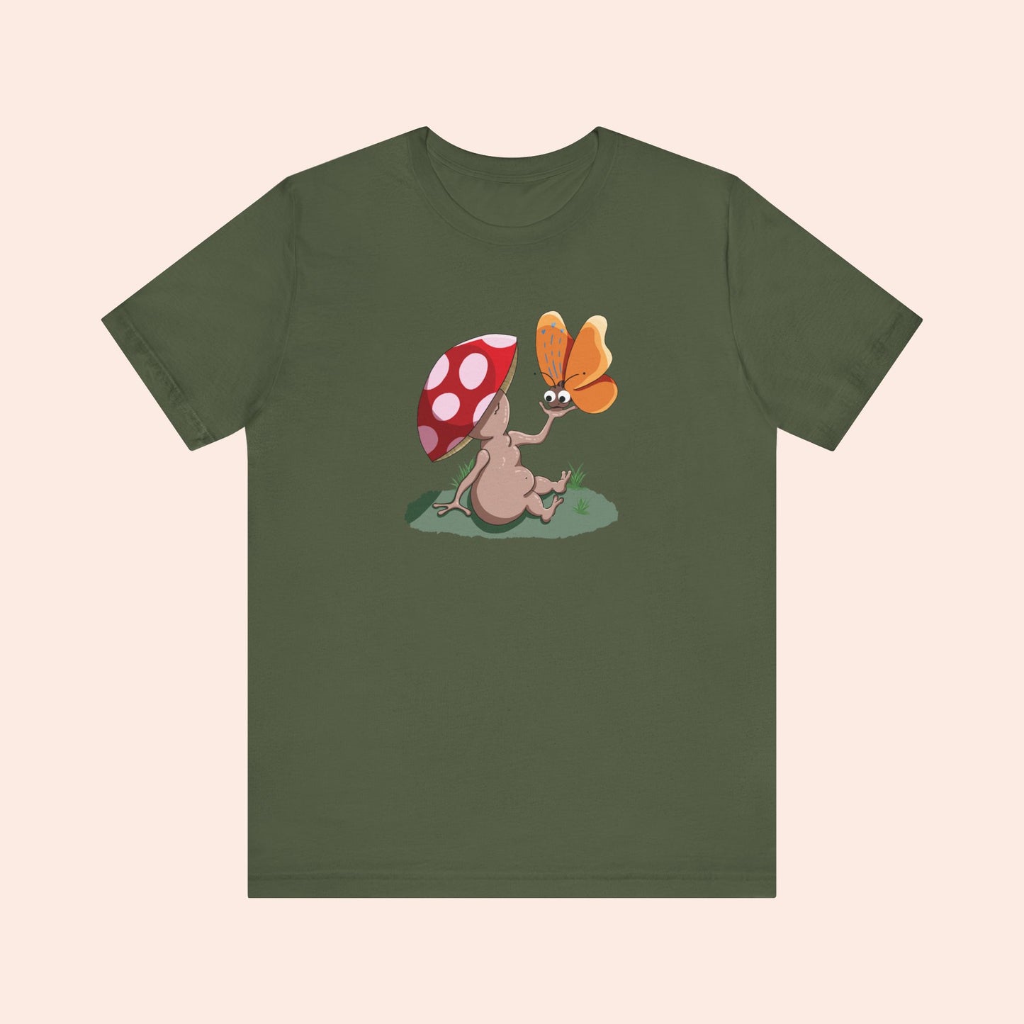 Toadstool and Butterfly Friends T-shirt