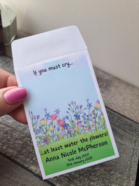 Wildflower Seeds Sympathy Gift – Plant in Memory Seed Packet