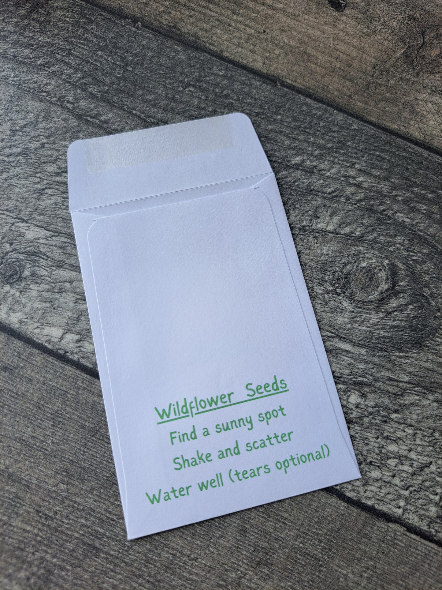Wildflower Seeds Sympathy Gift – Plant in Memory Seed Packet