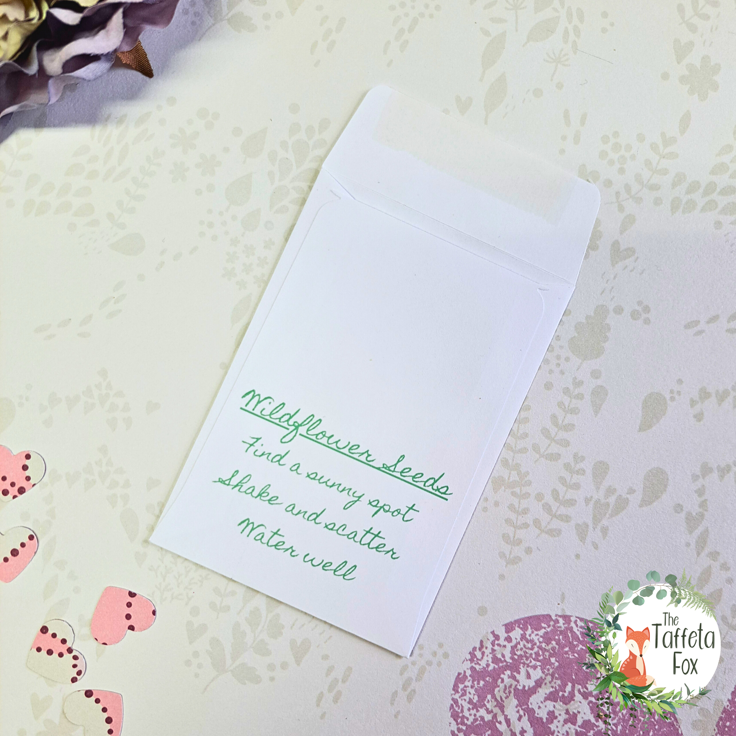 Personalised Blooming Amazing Teacher Seed Packets – Wildflower Thank You Favours