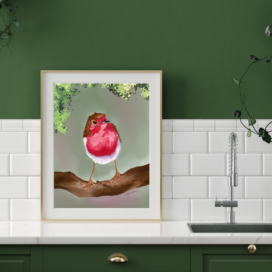 A4 Fantasy Art Print - Berry