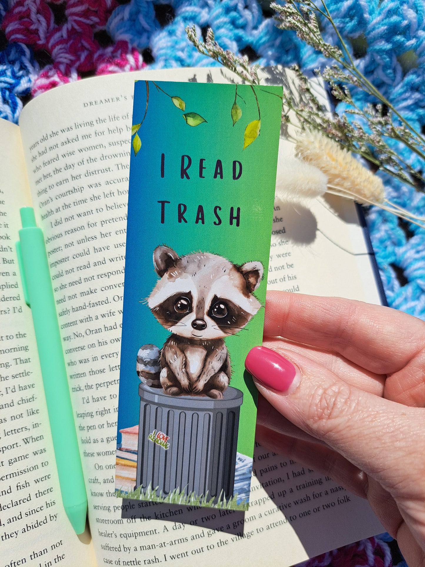 Racoon Bookmark