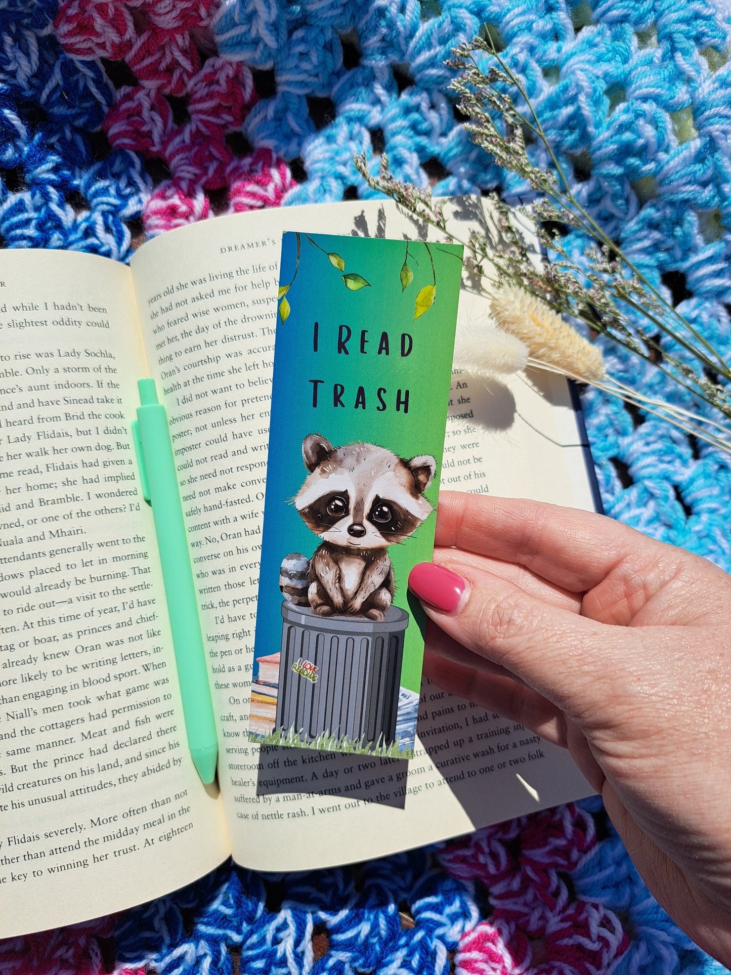 Racoon Bookmark